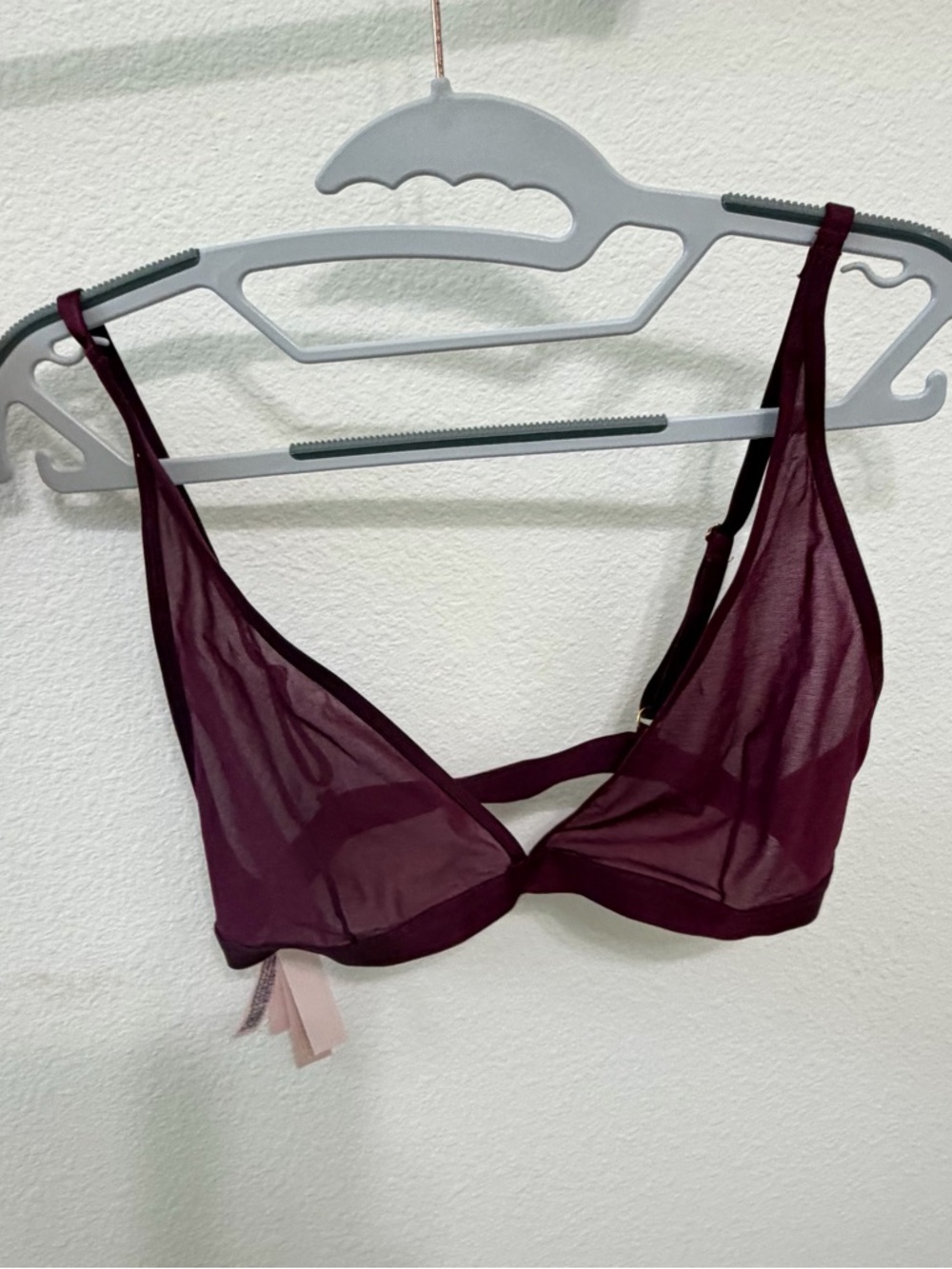 Victoria's Secret Sheer Mesh Bralette in Plum - Picture 9 of 10